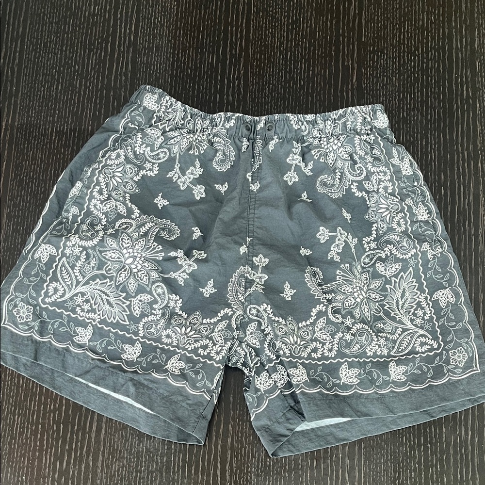 Kith Black Paisley Shorts